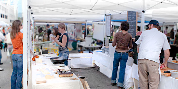 Dai Due at the Austin Farmers' Market