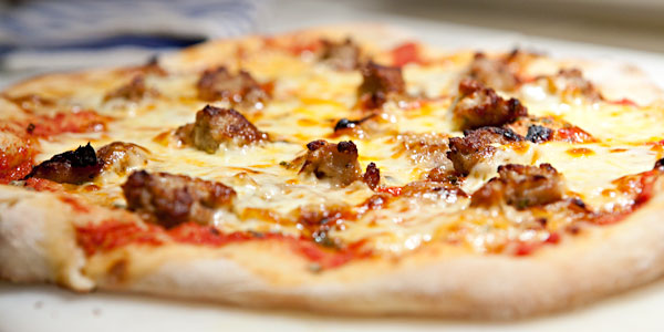 Sausage and Onion Pizza